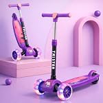 Storio Twister Kick Scooter with Adjustable Height | Foldable | Skate for Kids with PVC Wheel | Age 2-12 Years – Max User Weight 60 kg, Purple- Amazon
