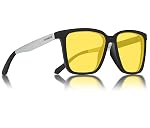EFERMONE® Night Driving Glasses with Cleaning Kit, Yellow Polarized Lens, UV400, Anti-Glare Glasses for Riding Bike and Car- Amazon