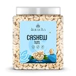 Auravita Premium Whole Cashews 1kg | Natural and Unsalted Kaju Ideal for Dieting, Snacking, Cooking, and Baking | Protein Rich Kajau Dry Fruits Perfect for Gifting- Amazon