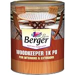 Berger Wood Keeper 1k PU Polish Wood-Care & Protection with Matt and Gloss Finish Cleans & Restores Shine Furniture Scratch Stain Cleaner Shiner for Home Interior Exterior (Pack of 1, 500ml)- Amazon