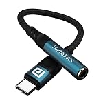 Portronics iKonnect C Pro Type C to 3.5 mm Audio Jack Connector with DAC Headphone Converter Adapter Compatible with iPhone 15 Pro Max/15 Pro/15 Plus, Galaxy S23/S22/S21/S208 & Other Type C Phones- Amazon