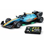 PLUSPOINT 1:64 Diecast Metal F1 RC Mini Racing car with LED Lights | 2.4GHz Remote Control Car | 3 Speed Adjustable, USB Rechargeable Alloy RC Car for Kids & Adults Indoor/Outdoor Racing- Amazon