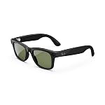 Ray-Ban Meta (Gen 1), Wayfarer, Shiny Black | Smart AI Glasses for Men, Women. 12 MP Ultra-Wide Camera, Open-Ear Speakers for Audio, Video Recording and Bluetooth. Green Lenses. Wearable Tech.- Amazon