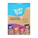 Yogabar Multigrain Energy Bar Variety Pack, 10 Bar, Healthy Diet with Fruits, Nuts, Oats and Millets, Gluten Free, Crunchy Granola Bars, Packed with Chia and Sunflower Seeds (10 Bar)- Amazon