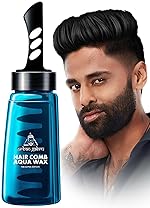 UrbanGabru Aqua Hair Wax | Alpha Edition 2-in-1 Men Hair Styling Wax | Strong Hold Wet look & Shiny finish all day (260 ml)- Amazon
