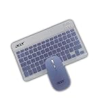 Acer Nano Pad Rechargeable Bluetooth Keyboard & Mouse Combo, 3 DPI Upto 1200 DPI, 78 Keys Anti Slip Back, Ultra Thin Design for Tablet, Laptop, Mobile, 10m Working Distance, Scissor Footed (Purple)- Amazon