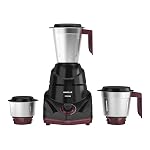 Havells Prisma 750 W 3 Jar Mixer Grinder| 3 Speed With Pulse Function| Air Vent Technology| Stainless Steel Blades| Wider Mouth Jars| Overload Protecton| 2-Year Product Warranty (Black)- Amazon