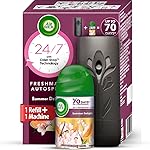 Air Wick 250 ml – Vanilla & Muskmelon (Summer Delights), Refill + Automatic Spray| Freshmatic Air Freshener Kit | 2600 Sprays Guaranteed | Automatic Room Freshener, Bathroom Freshener and Room Spray- Amazon