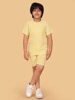 BUTRU Boys Casual T-shirt Shorts (LEMON, Pack of 2)- Flipkart