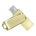 SANDISK Ultra Dual Drive Luxe Type-C 1TB, OTG, Upto 400MB/s, Pendrive, Gold, 5Y Warranty (SDDDC4-1T00-I35GD)- Amazon