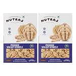 Nutraj California Walnut Kernels Without Shell 400g (200g x 2) Pack | Akhrot Giri |Dry Fruits | Nuts | Grocery Items.- Amazon