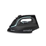 Bajaj MX 45 Steam Aluminium Soleplate Iron | 2000 Watts Power For Faster Ironing | Non Stick German Coated Technology | 220 Ml Water Tank Capacity | 2-Yr Warranty 【Black & Grey】- Amazon