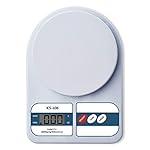 beatXP Kitchen Scale Multipurpose Portable Electronic Digital Weighing Scale | Weight Machine With Back Light LCD Display | White | 10 Kg | 2 Year Warranty- Amazon