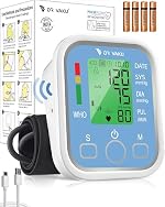 DR VAKU® BP Monitor Fully Automatic Blood Pressure Machine to Check Digital Accurate Level for Home Monitoring Device with Talking Function,Large Display + Cuff Kit Best Accurate Apparatus Measurement- White&Blue- Amazon