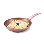 Wonderchef Duralife Die-cast Non-Stick Fry Pan 24cm for Kitchen, Non-toxic Chemical & PFOA Free Duramax Coating, Low-oil Cooking Cool-touch Handle, Gas Stove & Induction Friendly, 2-Yr Warranty Copper- Amazon