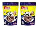 Kwality Multigrain Chocos Moons and Stars 375g | Delicious Breakfast Cereal for Kids | Fortified with Iron & Vitamins | Wholesome & Crunchy Snack (pack of 2)- Amazon