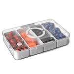 Lifelong Fridge Storage Box With 4 Removable Containers | Multipurpose Organizer For Fruits, Vegetables, Snacks | Airtight Transparent Container With Lid For Kitchen Storage And Refrigerator Shelf Use- Amazon