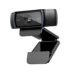 Logitech C920 HD Pro Webcam – 1080p, Optical, Full HD Streaming Camera for Widescreen Video Calling and Recording, Dual Microphones, Autofocus, Compatible with PC – Desktop Computer or Laptop – Black- Amazon