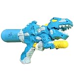 Holi Dinosaur Pull-n-Pump Pressure Pichkari | Ultimate Power Pressure | Blue | with Free Holi Balloons & Gulal | PoPo Toys®- Amazon