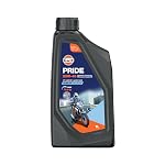 Gulf PRIDE 20W-40 4T API SP, JASO MA2 | 10 K Km Drain Interval | BS6 & earlier | 2 Wheeler Bike 4 Stroke Synthetic Blend Engine Oil [1 L] – Pack of 1- Amazon
