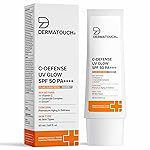 DERMATOUCH C-Defense SPF 50 PA++++ Fluid Sunscreen with Vitamin C & Ceramides | Broad Spectrum | For Premature Aging, Dullness & Sunburn | Zero White Cast | Lightweight Daily Sunscreen | In-Vivo & In-Vitro Tested | 50ml- Amazon