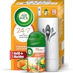 Air Wick 250 ml – Lemon & Orange Blossom, Refill + Automatic Spray| Freshmatic Air Freshener Kit | 2600 Sprays Guaranteed | Automatic Room Freshener, Bathroom Freshener and Room Spray- Amazon