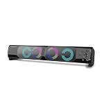 ZEBRONICS Wonder BAR 10, 2.0 USB Computer Speakers, 10 Watts, 2-in-1 Design, USB Powered, RGB Lights, AUX, Volume Control, Headphone/Mic Port, for Laptops & Desktop- Amazon