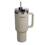 Lifelong Double-Walled Vacuum Insulated Tumbler with Unbreakable Lid & Straw 1200ml | Keeps Drinks Hot for 8 Hours & Cold for 12 Hours | Durable Stainless Steel Tumbler with Comfort-Grip- Amazon