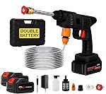 Cordless Portable Wireless Pressure Washer Gun 48V 12000mAh High Pressure Water Gun for Car Wash & Bikes Cleaning with Adjustable Nozzles & 5M Hose Pipe- Amazon