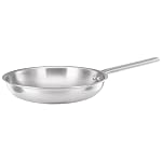 Solimo Triply Stainless Steel Frypan – 24 cm | 2.5 mm Thick Base | Even Heating | Induction & Gas Compatible | Scratch Resistant | Heavy Bottom | Non-Toxic Cookware- Amazon