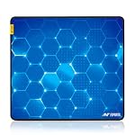 Ant Esports Hexa Mouse Pad 260X210X3mm Anti-fray Stitching, Waterproof Surface & Non-Slip Rubber Base Stitched Edges Gaming Mouse Mat for Laptop, Compatible with Laser and Optical Mice – Blue Hexagon- Amazon