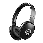 pTron Studio w/ 60Hrs Playtime, Wireless Over-Ear Headphones with HD Mic, Dual-Device Pairing, Immersive Sound, 40mm Drivers, BT5.4, 3.5mm Aux Port, TF Card Slot & Type-C Fast Charging (Jet Black)- Amazon