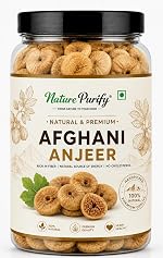 Nature Purify Premium Afghani Anjeer (Dried Figs) 1kg | Naturally Sweet & Fibre Rich | Fresh & Hygienically Packed Dry Fruits | Healthy Snack- Amazon