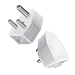 GM 8202 16A 3‑Pin High‑Capacity Plug Top – Durable Polycarbonate Body for Air Conditioners, Geysers, Microwaves & Heavy Appliances- Amazon