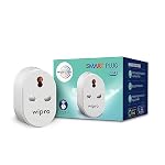 Wipro 16A Wi-Fi Smart Plug with Energy Monitoring- Suitable for Large Appliances like Geysers, Microwave Ovens, Air Conditioners (Works with Alexa and Google Assistant)- White- Amazon