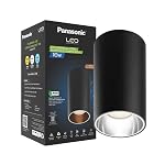 Panasonic 18W Cylindrical Surface Spot Light, Silver Reflector, Ceiling Light for Home with Silver Reflector (Cool White – PDSM01187)- Amazon