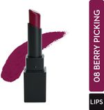 SUGAR Cosmetics Nothing Else Matter Longwear Lipstick (08 Berry Picking (Berry), 3.2 g)- Flipkart