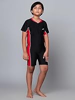 VECTOR X Zaggar Swimming/Cycling Suit Self Design Boys & Girls Swim-Dress Swimsuit- Amazon