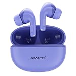Kratos Pop Ear Buds Wireless with 60H Playtime, Noise Isolation & Clear Calls, Bluetooth Earbuds with Voice Assistant, Ear Buds with Bluetooth V 5.3 & with Type C Fast Charging, IPX4 TWS Earphones- Amazon