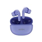 Intex Buds AERO TWS Bluetooth Earbuds with AI ENC, Deep Bass, 13mm Driver, Type-C Fast Charging, 32H Playtime, Low Latency, Touch Control, Voice Assistant, Wireless Earphones (Purple)- Amazon