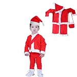 Santa Clause Christmas Dress Costume For Girls & Boys, Santa caluse Costume for Kids- Amazon
