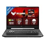 ASUS TUF A15, AMD Ryzen 7 170, RTX 3050-4GB, 16GB RAM (Upgradeable), 512GB SSD, FHD, 15.6″(39.6 cm),Windows 11 Home,Graphite Black, 2.3 Kg, FA506NCQ-HN006W, Gaming Laptop- Amazon