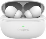 PHILIPS TAT1150WT Earbuds with ANC/ENC, 55H Playtime, 13mm Drivers, BT v5.3, IPX5 Proof Bluetooth Headset (Bright White, True Wireless)- Flipkart