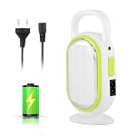 Gesto 8W Emergency Lights Rechargable Portable Led Light – Laltern Lamps Upto 4 Hrs Backup | Wall Hanging Rechargeable Battery Charging Light | Rechargeable Torch Light for Trekking,Camping Light- Amazon