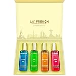 La French Luxury Perfume Gift Set for Men – 4 × 20ml | Spicy, Floral, Musk & Fresh Long-Lasting Fragrances | Premium Men’s Perfume Collection- Amazon