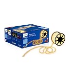 PHILIPS Marathon LED Rope Light 50 Meter, 72 LEDs/M | Waterproof Flexible Decorative Light | Ideal for Home Decoration, Festivals, Balcony, Garden, Terrace & Outdoor Lighting | Warm White, Pack of 1- Amazon