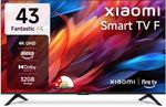 XIAOMI F Series 108 cm (43 inch) Ultra HD (4K) LED Smart Fire TV with Dolby Audio | Box Speakers | Alexa | 32GB Storage | Filmmaker Mode| Mi TV (L43MB-FIN)- Flipkart