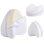 Leg Knee Pillow for Sleeping,Knee Pillow Support for Knock Knees for Lower Back Pain,Side Sleepers, Wedge, Hip,Pregnancy Memory Foam Sciatica Relief Knee Pillow for Women & Men- Amazon