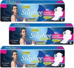 STAYFREE Secure Cottony Soft XL Wings Sanitary Pads For Women, (6+6+6 Napkins) Sanitary Pad (Pack of 3)- Flipkart