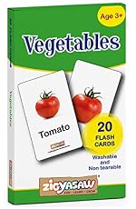 Zigyasaw Vegetables Flash Cards- Amazon